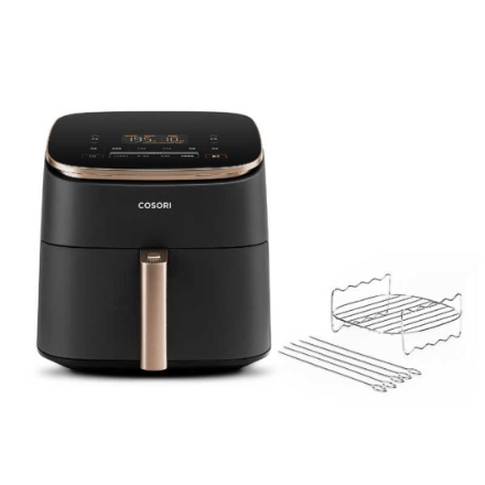 ノンフライヤー Vesync COSORI DC601 Combo ハイグレードモデル 容量6L 串ラックセット付 CAFDC601KJPR ブラック