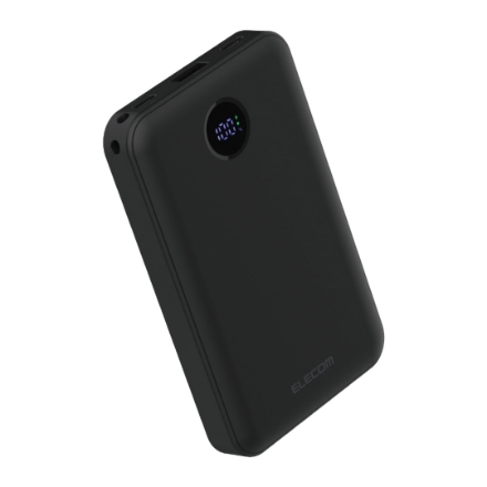 モバイルバッテリー エレコム 10000mAh Type-C×2 PSE適合 DE-C76-10000BK ブラック