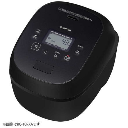 炊飯器 東芝 真空IHジャー炊飯器 炊飯容量：1升 RC-18RXA(K) グランブラック