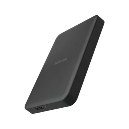 エレコム 外付けHDD ポータブル 2.5インチ 1TB ELP-HTV010UBK ブラック