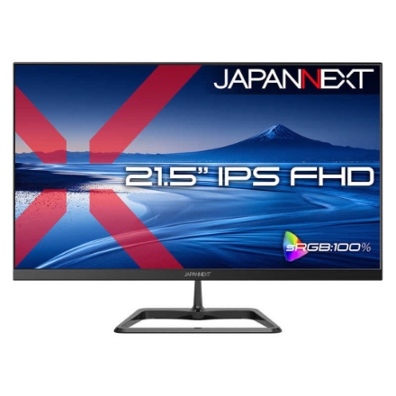 JAPANNEXT 液晶モニター 21.5型 フルHD JN-IPS215F3 ブラック