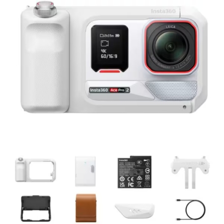 Insta360 ACEPRO2ポケットプリンターキット 1／1.3インチセンサー搭載 CINSBBGA-ACEPRO2193 ホワイト