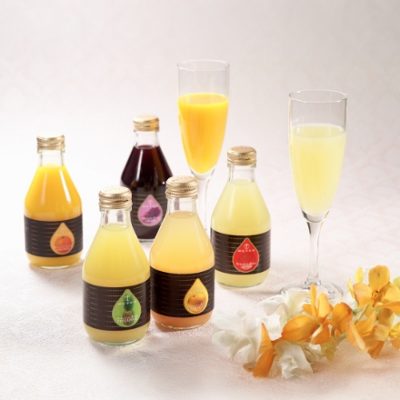 「銀座千疋屋」 銀座ストレートジュース１０本（パイナップル、みかん、ぶどう、りんご、グレープフルーツ）