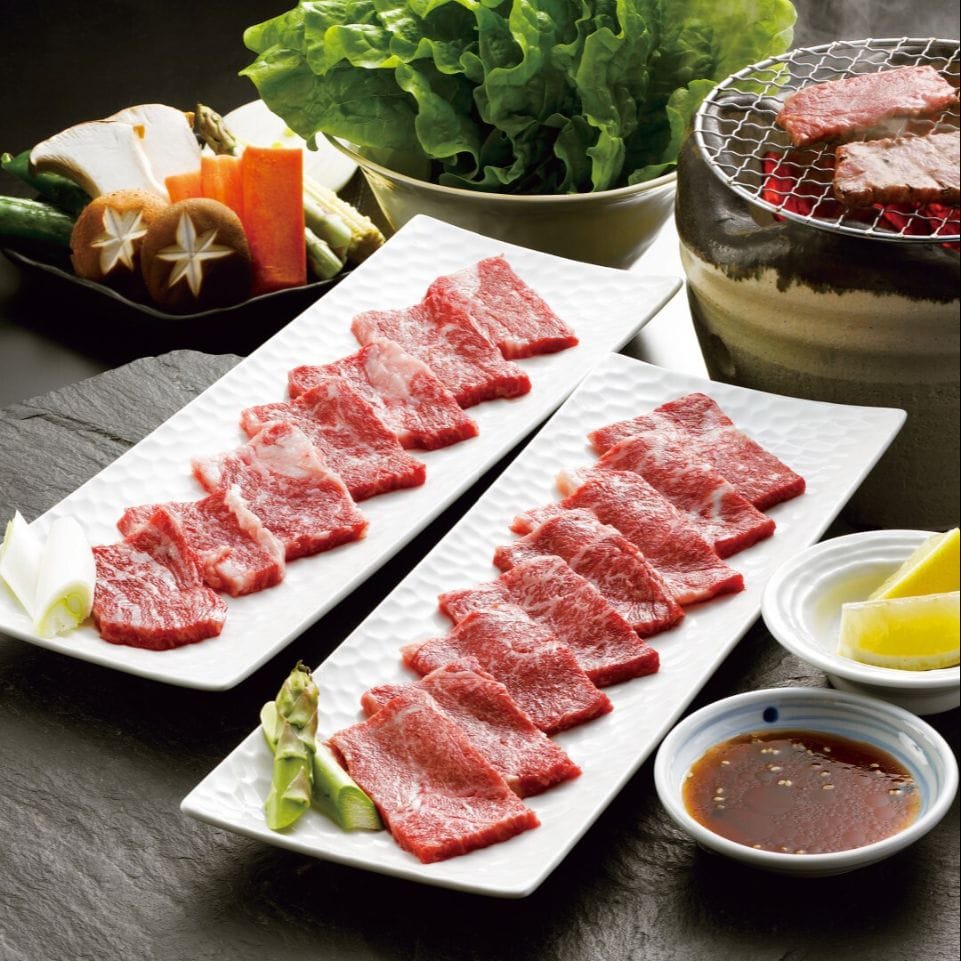 宮崎牛 5等級 焼肉 もも肉200g ばら肉150g 計350g