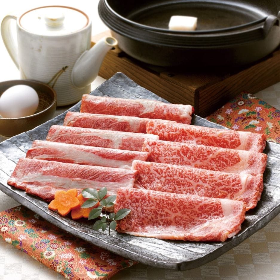 米沢牛 秀屋 5等級 すきやき肉 リブロース肉 肩ロース肉 各240g