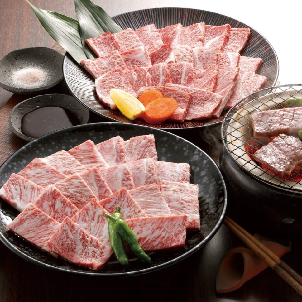 宮崎牛 5等級 焼肉 ロース肉 肩ロース肉 各450g