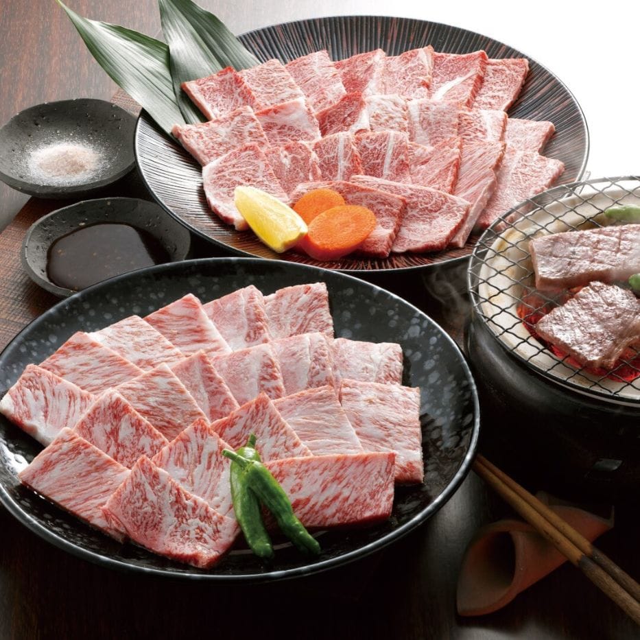 宮崎牛 5等級 焼肉 ロース肉・肩ロース肉 各540g