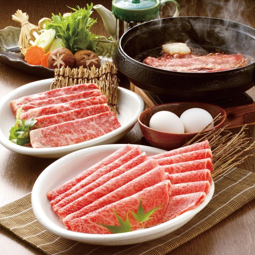 米沢牛 秀屋 5等級 すきやき肉 リブロース肉 肩ロース肉 計1.2kg