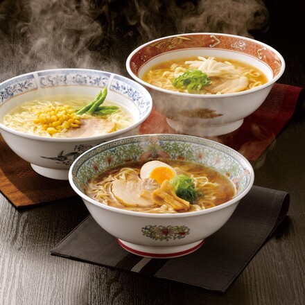 喜多方ラーメン スープ付（醤油味（麺 120g×6食）、味噌味・塩味（各麺 120g×3食））