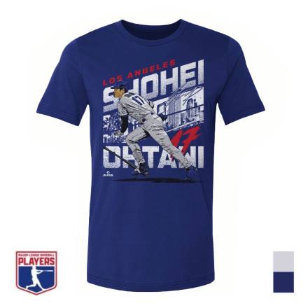 MLBPA公式 大谷翔平グラフィックTシャツ　ブルー　Mサイズ