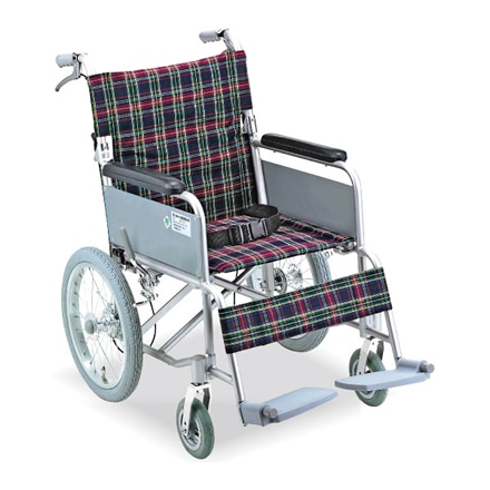 車椅子 軽量 折り畳み 介助用 折りたたみ 安心規格 アルミ製車椅子 介助式 ノーパンクタイヤ シートベルト付き 非課税