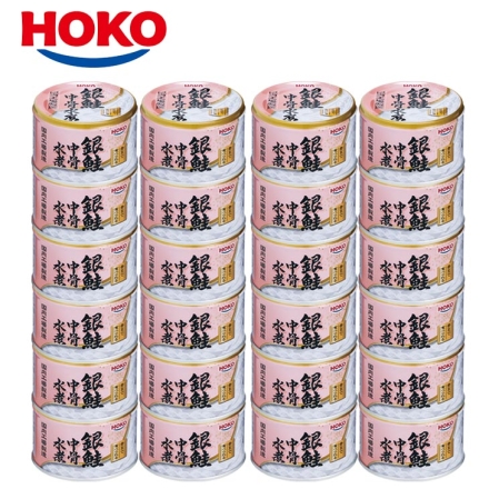 HOKO 銀鮭中骨水煮缶 24缶