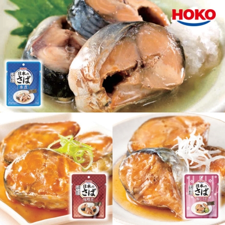 HOKO 宝幸 日本のさば レトルト 30袋 味噌煮