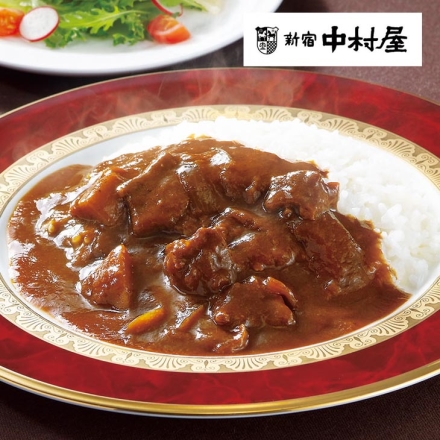 新宿中村屋 国産牛肉のビーフカリー6袋 レトルトカレー