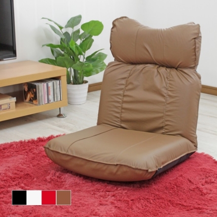 リクライニング座椅子 マーサ ブラック 合成皮革 レザー調 日本製