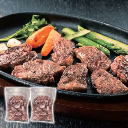 訳あり 牛ヒレ肉 一口ステーキ 1Kg [500g×2袋] 牛肉 焼肉 牛脂注入 やわらか加工肉