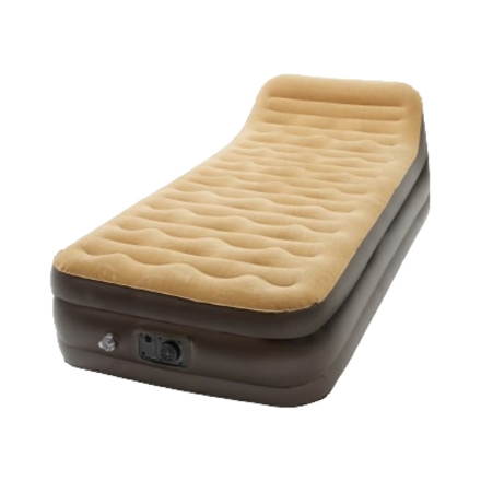 エアーベッド 電動 エアベッド ハイタイプ シングル 背もたれ付き