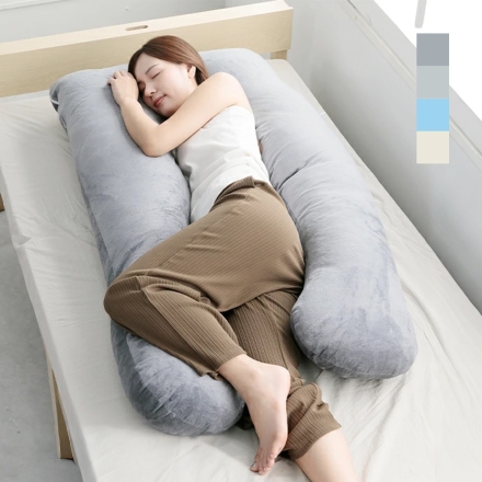 快眠U字型まくら in060-hu 抱き枕 授乳クッション 妊婦 マタニティ いびき防止 安眠 洗える 大きい 腰痛対策 ボディピロー 全身枕