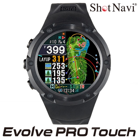 ショットナビ ゴルフ用GPSナビ Evolve PRO ブラック EvolvePROBK