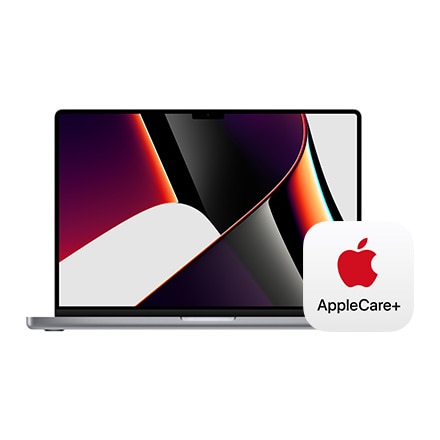 Apple MacBook Pro 16インチ 512GB SSD 10コアCPUと16コアGPUを搭載したApple M1 Proチップ - スペースグレイ with AppleCare+