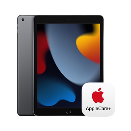 Apple iPad 10.2インチ Wi-Fi 64GB - スペースグレイ with AppleCare+ ※他色あり