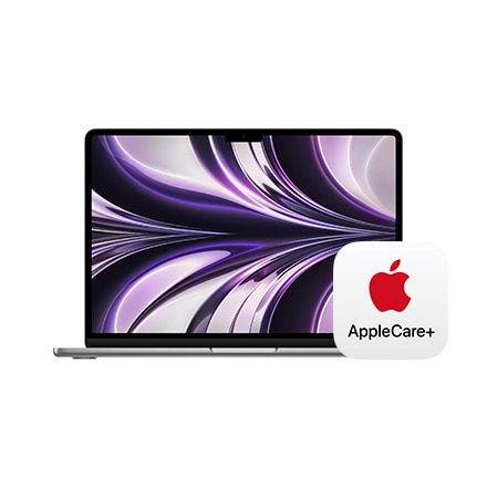 Apple MacBook Air 13インチ 512GB SSD 8コアCPUと10コアGPUを搭載したApple M2チップ - スペースグレイ with AppleCare+