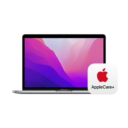 Apple MacBook Pro 13インチ 256GB SSD 8コアCPUと10コアGPUを搭載したApple M2チップ - スペースグレイ with AppleCare+ ※他色あり