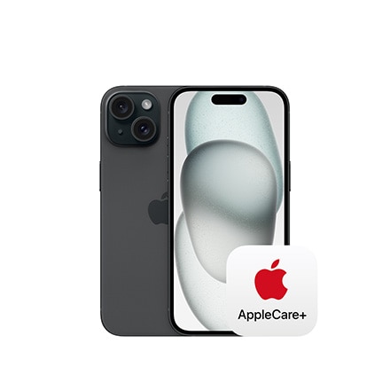 Apple iPhone 15 SIMフリー 128GB ブラック with AppleCare+