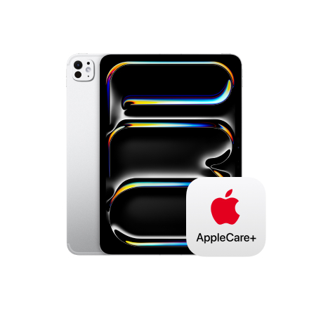 Apple iPad Pro 11インチ Wi-Fi + Cellularモデル 1TB（標準ガラス搭載）- シルバー with AppleCare+