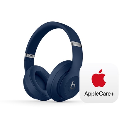 Beats Studio3 Wirelessオーバーイヤーヘッドフォン - ブルー+AppleCare+ for Headphones