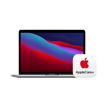 Apple MacBook Pro 13インチ 256GB SSD 8コアCPUと8コアGPUを搭載したApple M1チップ - スペースグレイ with AppleCare+