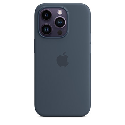 Apple 純正 iPhoneケース MagSafe対応 iPhone14 Pro シリコーンケース - ストームブルー