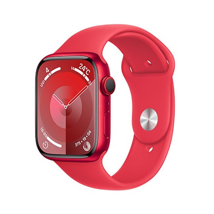 Apple Watch Series 9（GPS + Cellularモデル）- 45mm (PRODUCT)REDアルミニウムケースと(PRODUCT)REDスポーツバンド - M/L