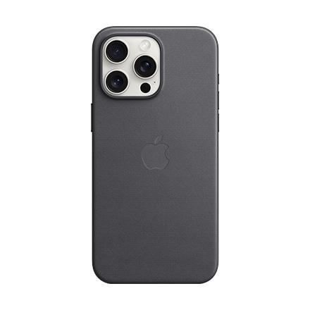 Apple 純正 MagSafe対応 iPhone 15 Pro Maxファインウーブンケース - ブラック