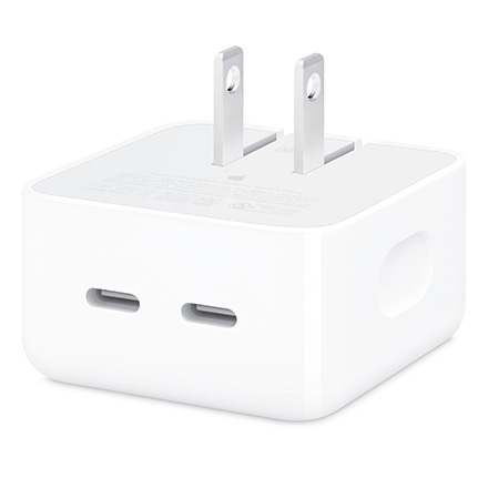 Apple デュアルUSB-Cポート搭載35W電源アダプタ