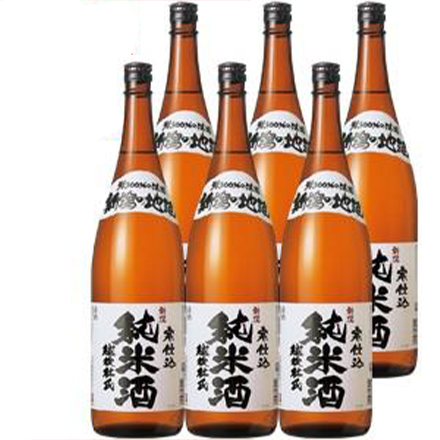 新潟の地酒 寒仕込 純米酒 1.8L×6本 新潟県 加藤酒造 長S