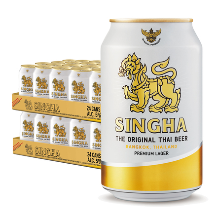 訳あり 賞味2026/8 シンハー 330ml×48本 缶 2ケース タイ SINGHA シンハー ピルスナー 輸入ビール 海外ビール AIB
