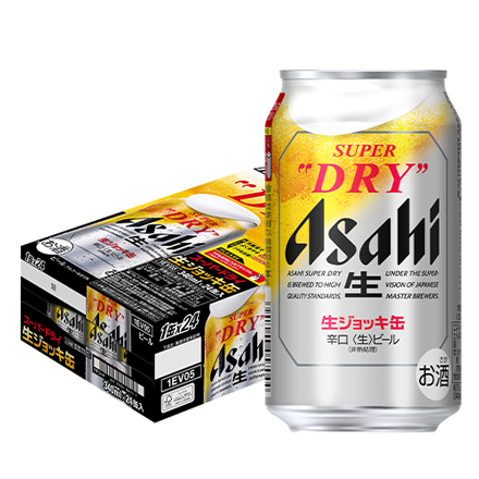 アサヒ スーパードライ 生ジョッキ缶 340ml×24本 AIB