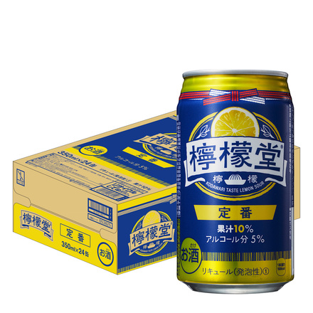 こだわりレモンサワー専門店 檸檬堂 定番レモン 350ml缶×24本 1ケース YF