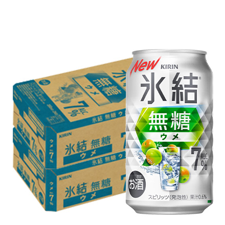 キリン 氷結 無糖 ウメ 7％ 350ml缶×48本 長S