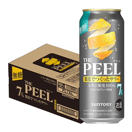 サントリー THE PEEL ザ ピール レモン 500ml 7%×24本 1ケース チューハイ サワー