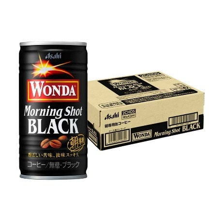 ワンダ ブラック 185g×30缶 アサヒ WONDA 缶コーヒー 珈琲 無糖 ブラック GLY