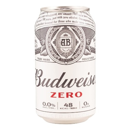 バドワイザー ゼロ 缶 ノンアルコールビールテイスト飲料 0.0% 350ml × 24本 (1ケース)長S