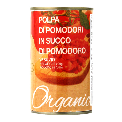 ベスビオ ポモドーロ 有機トマト缶 オーガニック ダイズトマト 400g 24缶 イタリア産 長S