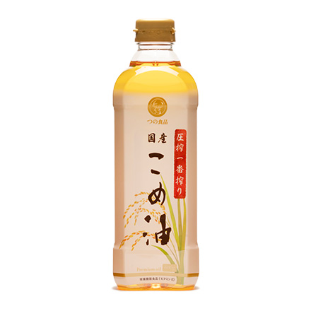 築野食品 圧搾一番搾り 国産こめ油 600ｇ 12本 ケース販売 築野こめ油 築野米油 RSL