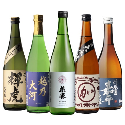 日本酒 大吟醸 飲み比べ セット 720ml 5本 酒 清酒 大吟醸酒 RSL