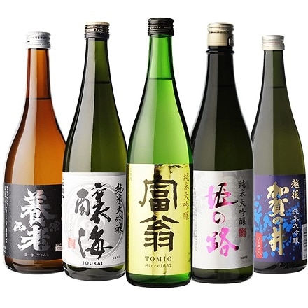 日本酒 純米大吟醸 飲み比べ セット 辛口 720ml×5本 全て全国新酒鑑評会“金賞”受賞蔵 長S