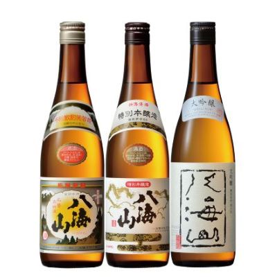 日本酒 八海山 普通酒・特別本醸造・大吟醸 720ml 3本セット 長S