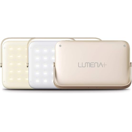 KMコーポレーション LUMENAプラス 大容量2万mAhバッテリー搭載 LEDランタン ゴールド