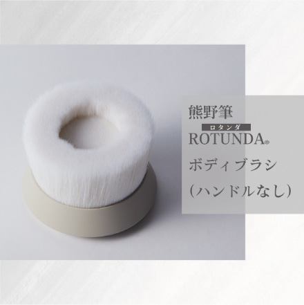 熊野筆 ROTUNDA ボディブラシ ハンドルなし ロタンダ ROTD-3